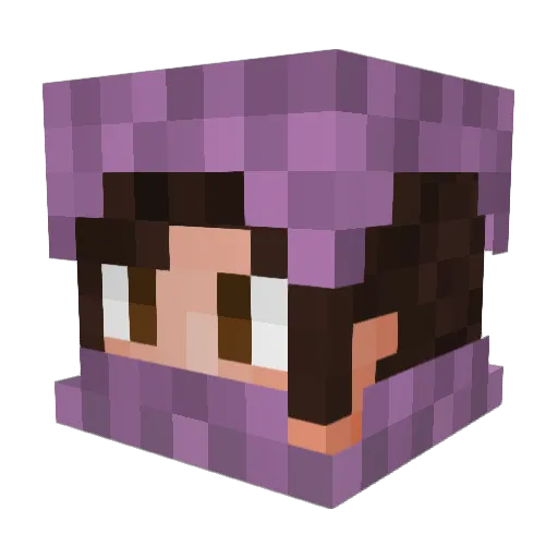 Jsplizz Minecraft avatar head, 3D render