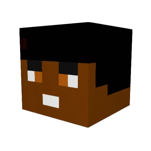 Jsquad Minecraft avatar head, 3D render
