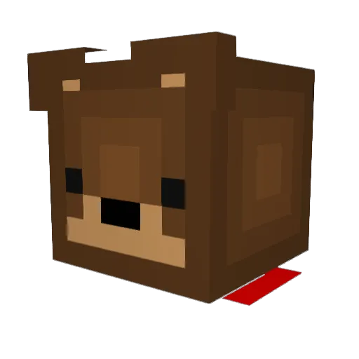 Jssh4w Minecraft avatar head, 3D render