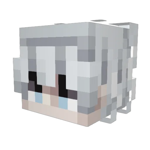 JstAmber Minecraft avatar head, 3D render