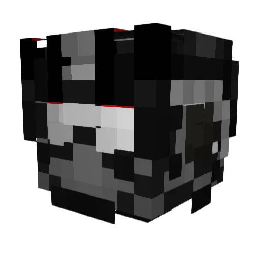 JstSam1 Minecraft avatar head, 3D render