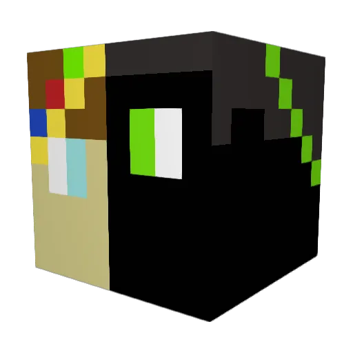 JstylesYT Minecraft avatar head, 3D render