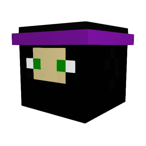 Jswis97 Minecraft avatar head, 3D render
