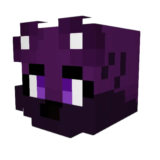 JtIsBack Minecraft avatar head, 3D render