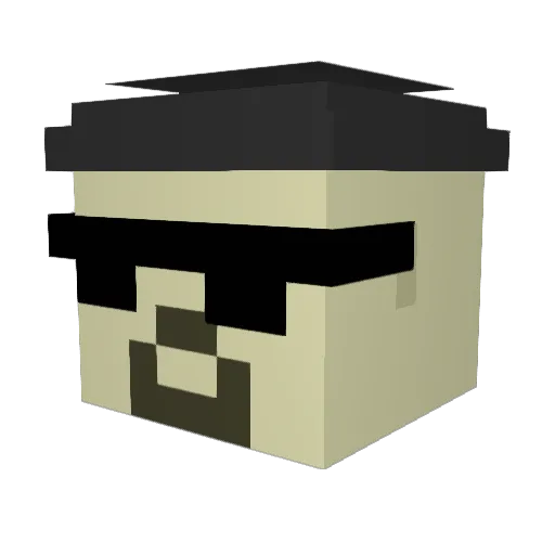 Jtd123190 Minecraft avatar head, 3D render
