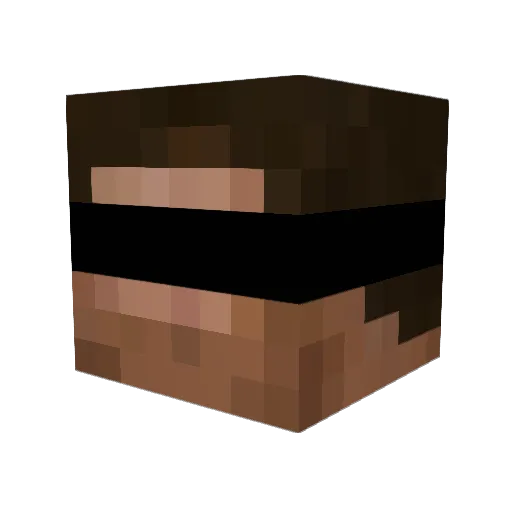 Jtfosstheboss Minecraft avatar head, 3D render