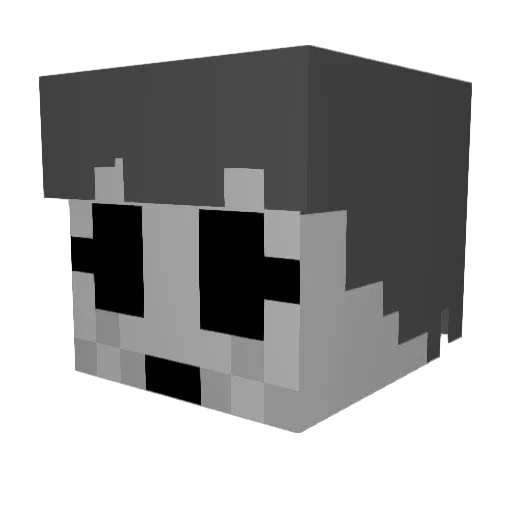 JtheLAD Minecraft avatar head, 3D render