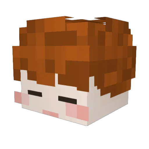 Jthis22 Minecraft avatar head, 3D render