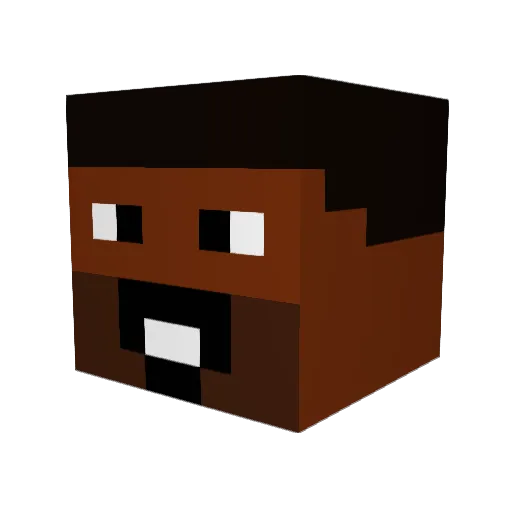 Jthoff09 Minecraft avatar head, 3D render