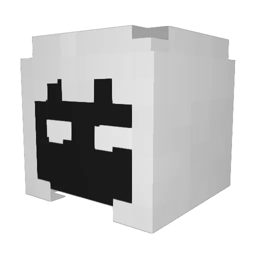 Jthunder47 Minecraft avatar head, 3D render