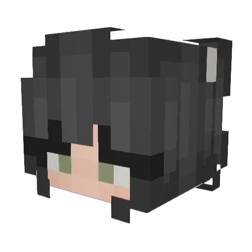 Ju2LEGO Minecraft avatar head, 3D render