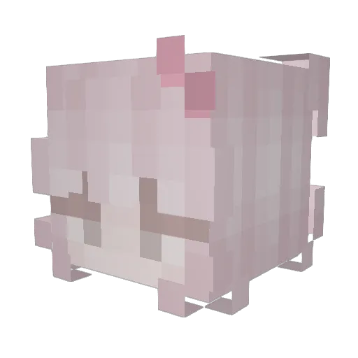 JuJu_1223 Minecraft avatar head, 3D render