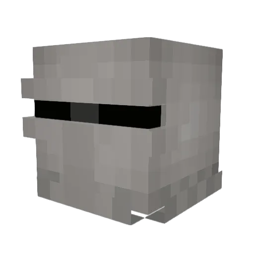 JuJukneasel Minecraft avatar head, 3D render