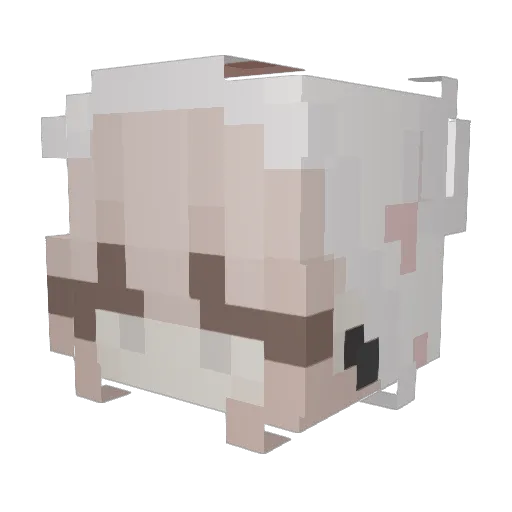 JuLLa2021 Minecraft avatar head, 3D render