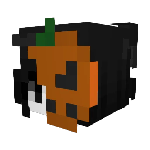 JuMpGuRL Minecraft avatar head, 3D render