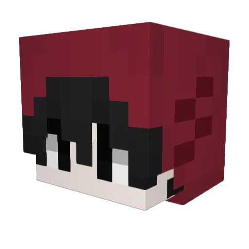 JuPa78 Minecraft avatar head, 3D render