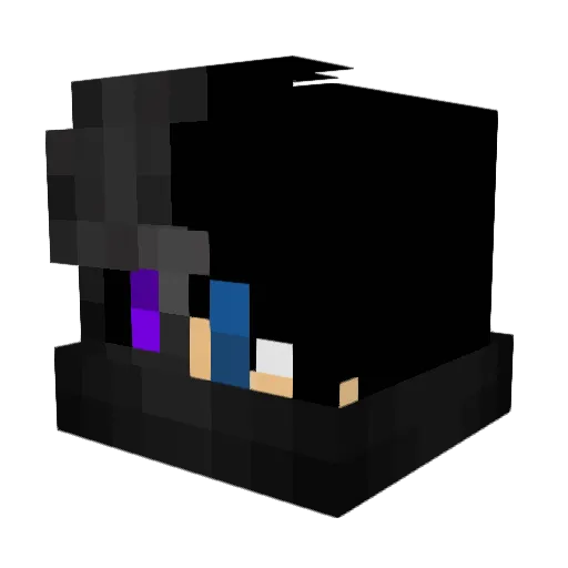JuStPiiNg Minecraft avatar head, 3D render