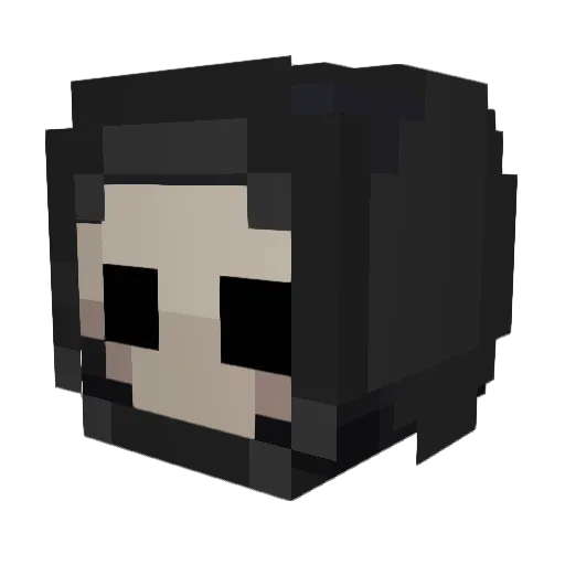JuStT0ny Minecraft avatar head, 3D render