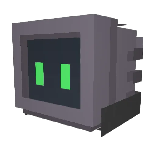 Ju_x_x Minecraft avatar head, 3D render