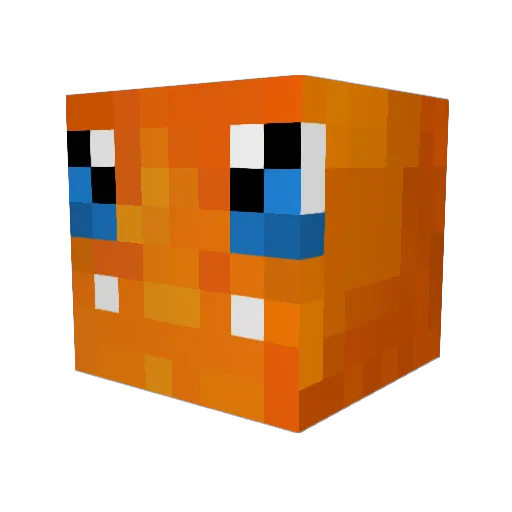 Juambat Minecraft avatar head, 3D render