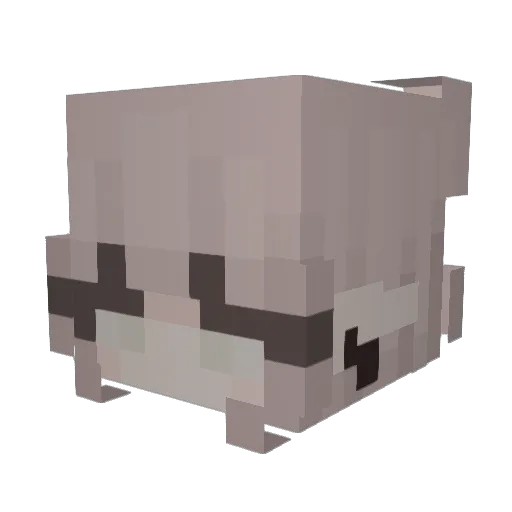 Juamuuu_xD Minecraft avatar head, 3D render