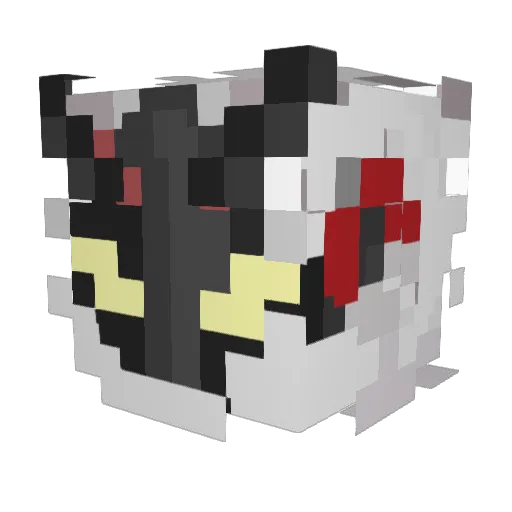 Juan15023 Minecraft avatar head, 3D render