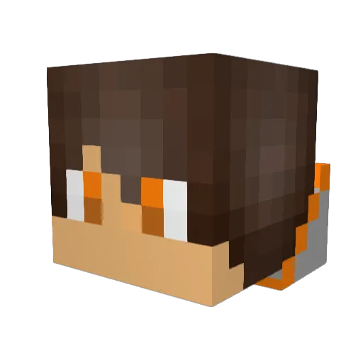 Juan7232003 Minecraft avatar head, 3D render