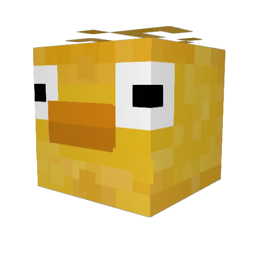 JuanCCS Minecraft avatar head, 3D render