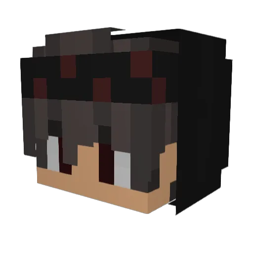 JuanCa14 Minecraft avatar head, 3D render