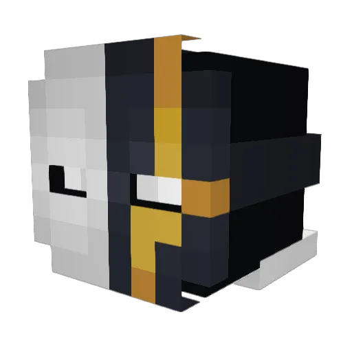 JuanCrackman Minecraft avatar head, 3D render