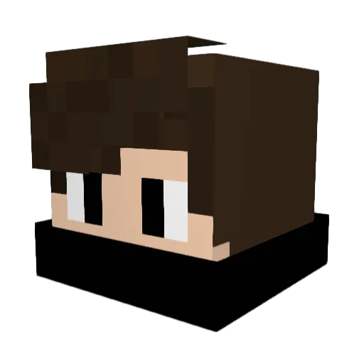 JuanCrafter11 Minecraft avatar head, 3D render