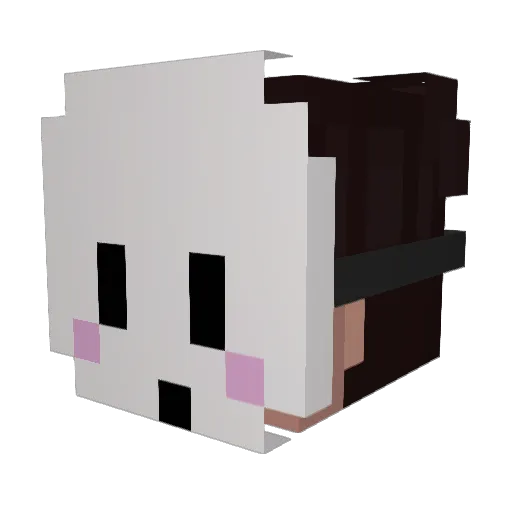 JuanDto23 Minecraft avatar head, 3D render