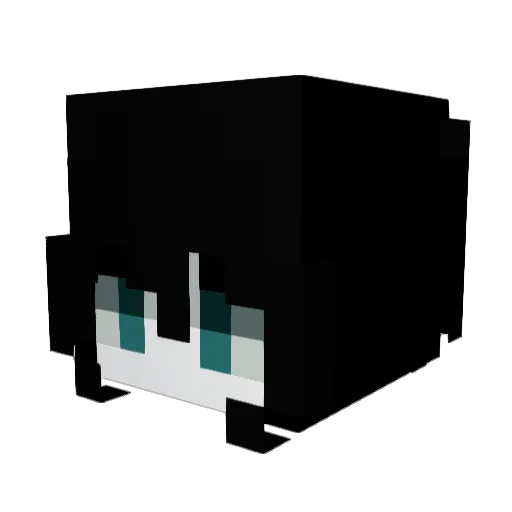 JuanMajima Minecraft avatar head, 3D render