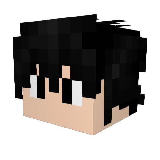 JuanMatheus Minecraft avatar head, 3D render