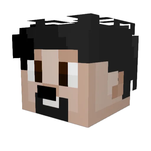 JuanPGames31 Minecraft avatar head, 3D render