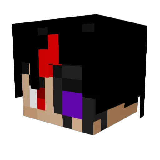 JuanPb_ Minecraft avatar head, 3D render