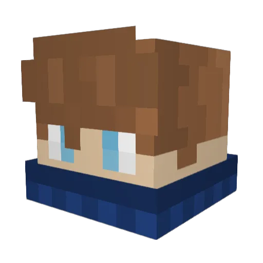 JuanProPvP Minecraft avatar head, 3D render