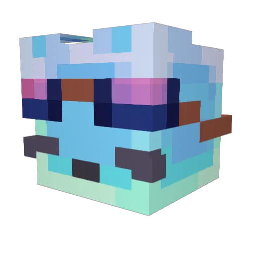 JuanT_T Minecraft avatar head, 3D render