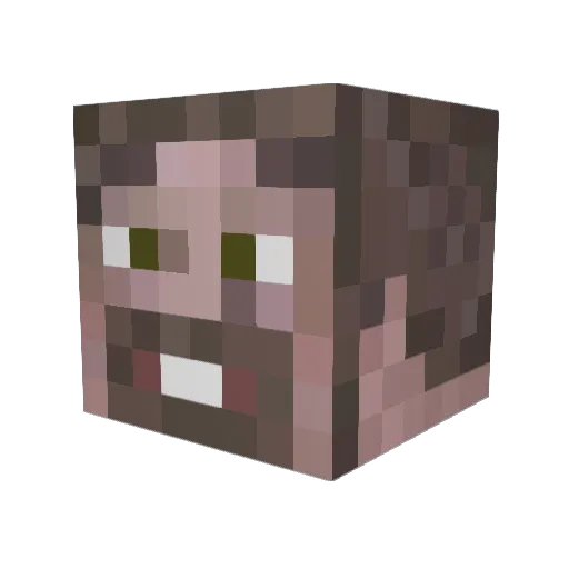 JuanTheNomad Minecraft avatar head, 3D render