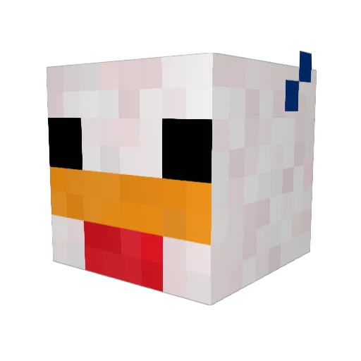 JuanTheNoob Minecraft avatar head, 3D render