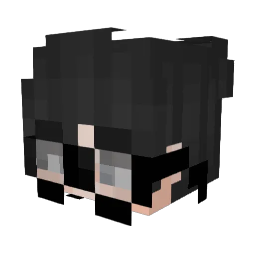 JuanValde Minecraft avatar head, 3D render