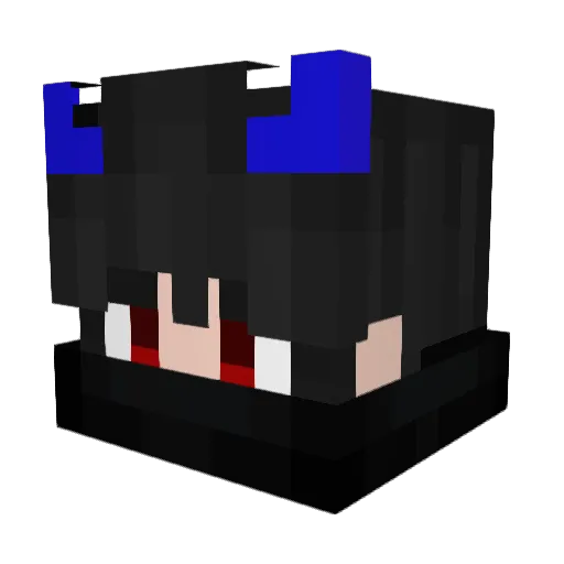 JuanVibing Minecraft avatar head, 3D render