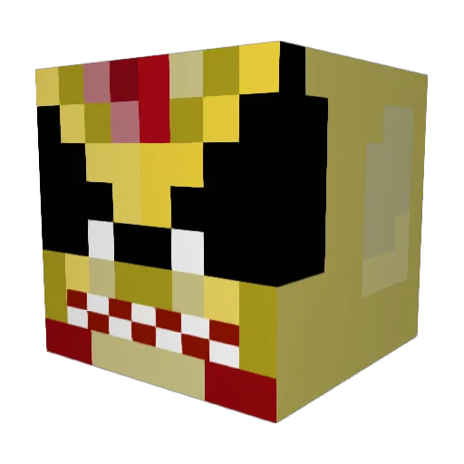 JuanYuri98 Minecraft avatar head, 3D render