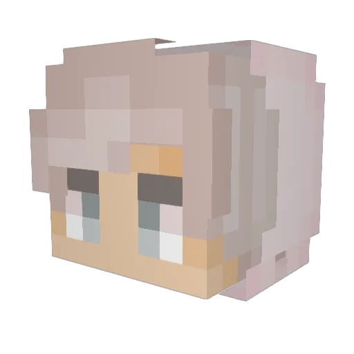 Juan_Cabrera Minecraft avatar head, 3D render