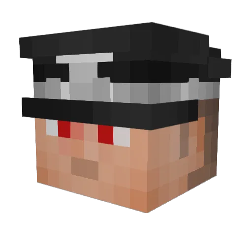 Juan_Patto Minecraft avatar head, 3D render