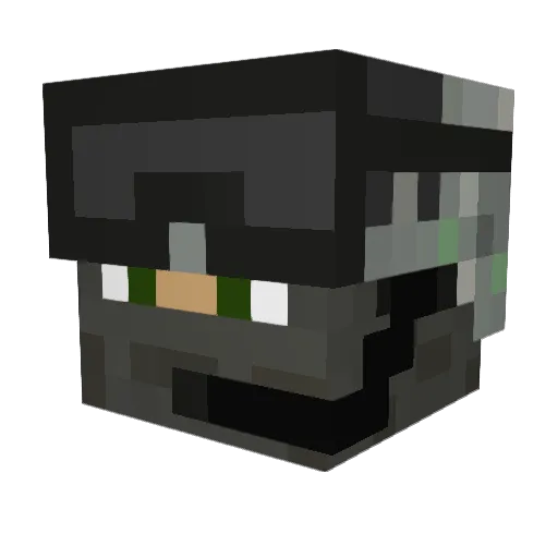 Juan_apx2 Minecraft avatar head, 3D render