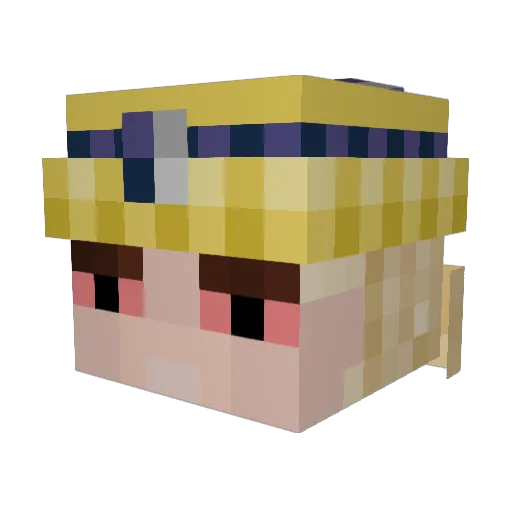 Juanardo09 Minecraft avatar head, 3D render