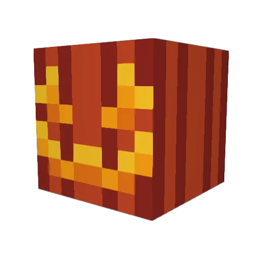 Juanberto Minecraft avatar head, 3D render