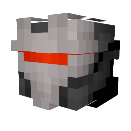 Juanchito_A_CB Minecraft avatar head, 3D render