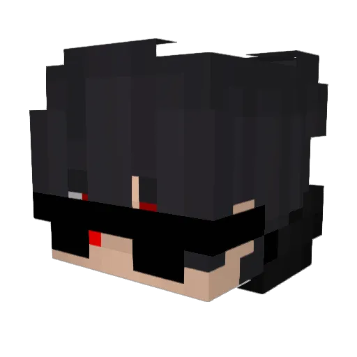 Juancho61 Minecraft avatar head, 3D render